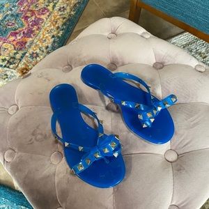 SOLD Valentino Rockstud Flip Flops 35 36